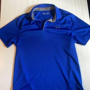 Under Armour Golf Shirt - medium, blue